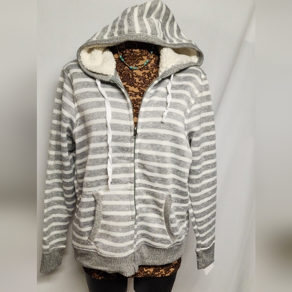 Just be Free fleece lined hoodie. Sz 1x - Picture 3 of 4